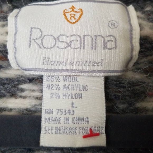 Handknitted Nordic vintage sweater - Picture 2 of 3